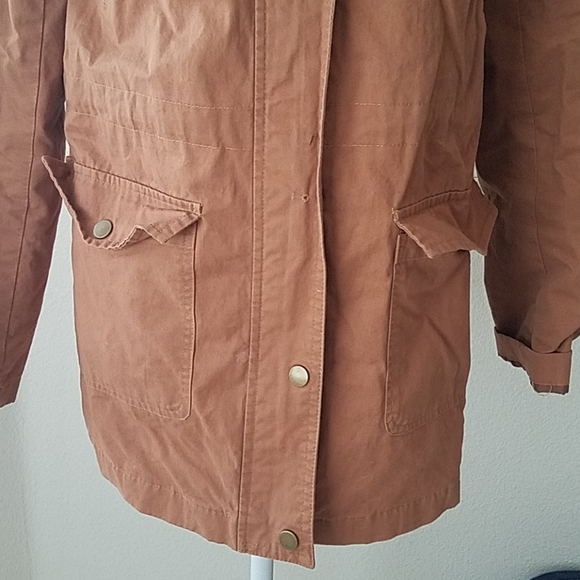 Love Tree Brown Hooded Jacket - Picture 4 of 10